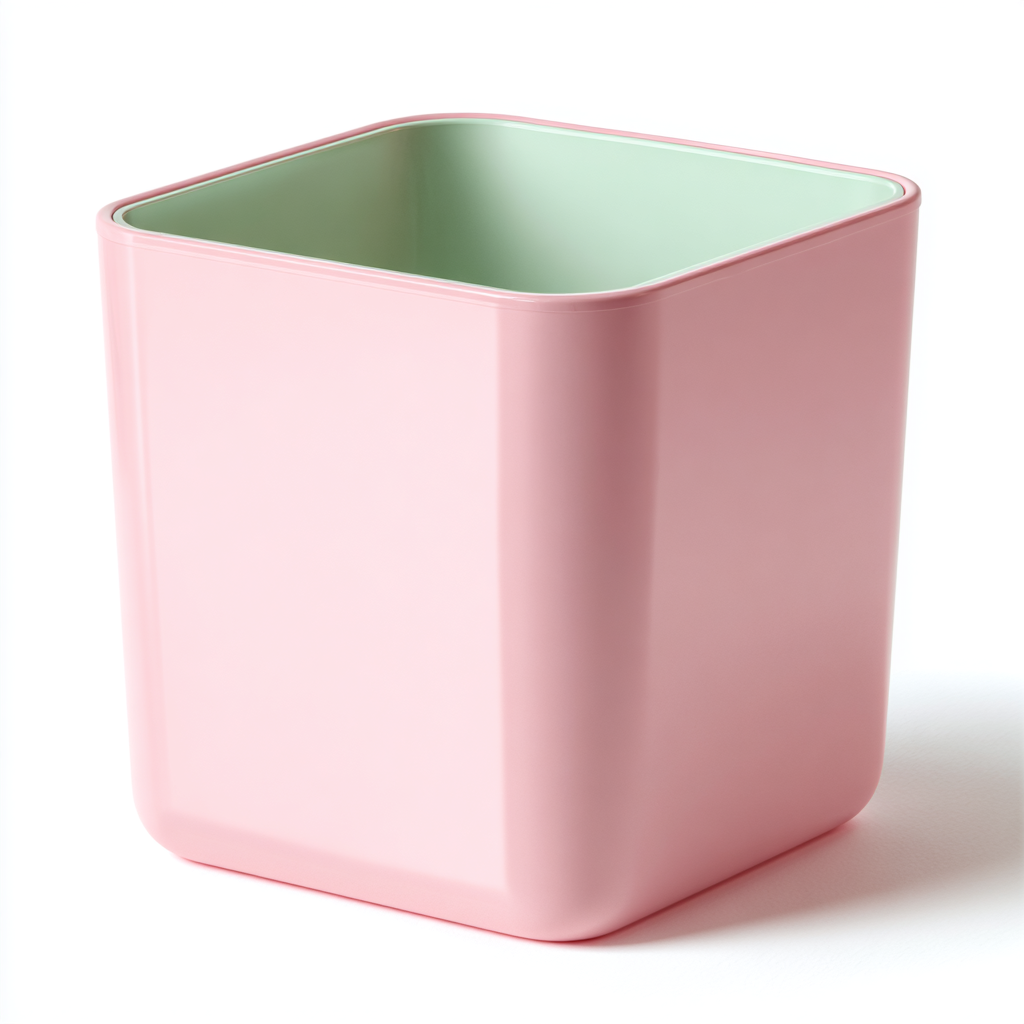 Double-Layer Vanity Trash Bin - Hidden Bag Design