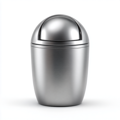 Stainless Steel Mini Swing-Top Trash Can