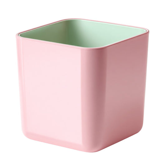 Double-Layer Vanity Trash Bin - Hidden Bag Design